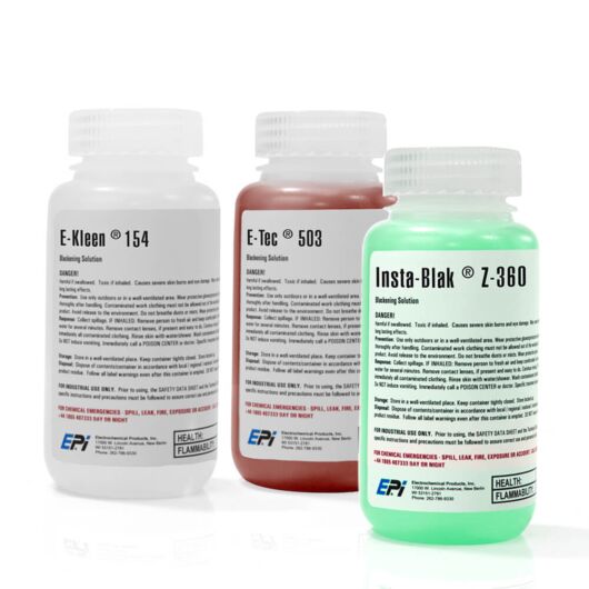 Insta-Blak Z-360 – Dung dịch nhuộm đen kẽm và cadmium ở nhiệt độ phòng